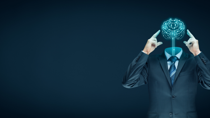 Arte representativa sobre os limites da inteligência artificial no direito